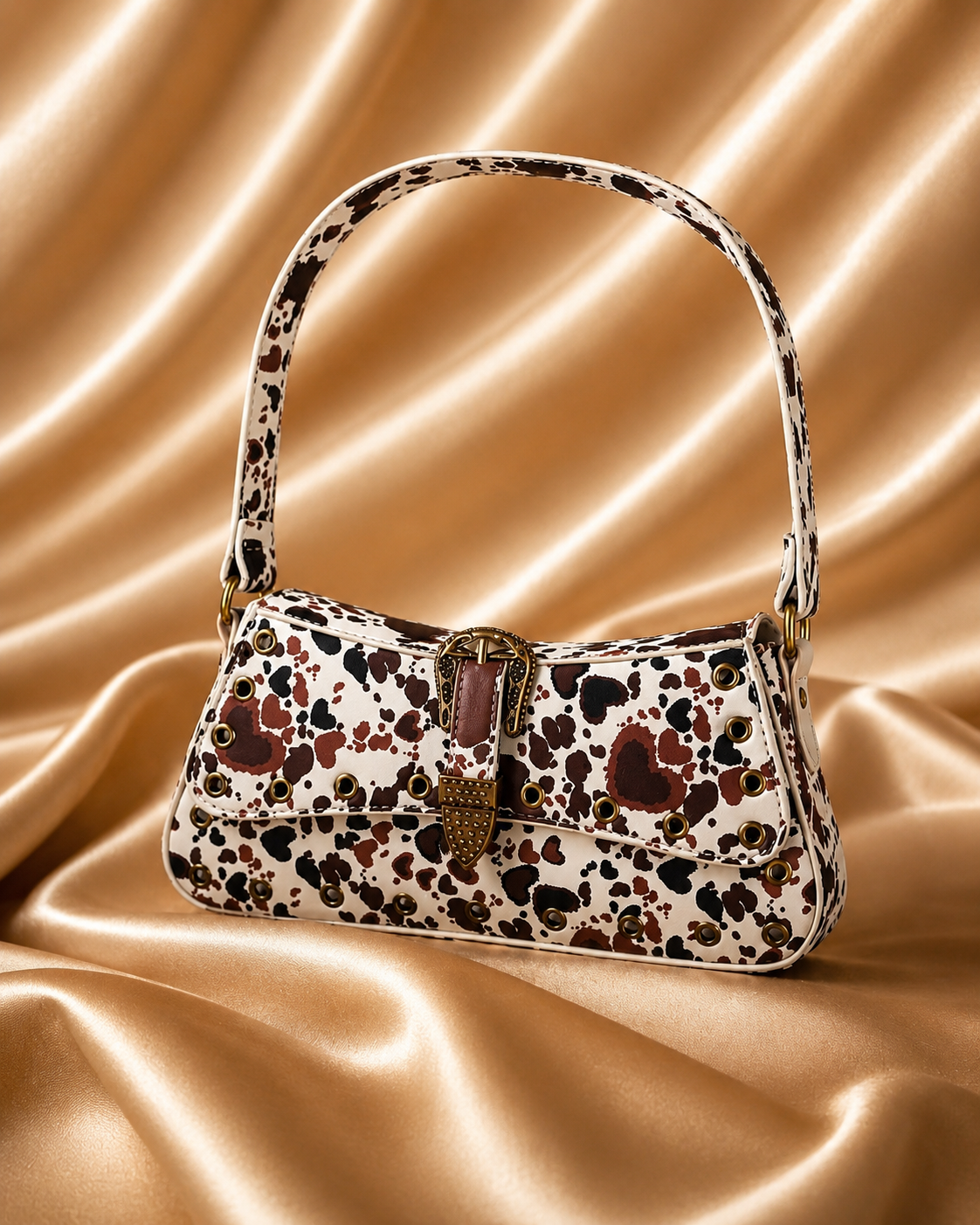 Betsey Johnson “Wild Chic” Studded Shoulder Bag